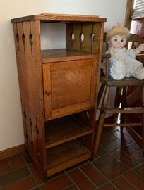 Antique Safe Cabinet	37x16.5x14in	HxWxD