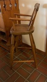 Antique Primitive High Chair