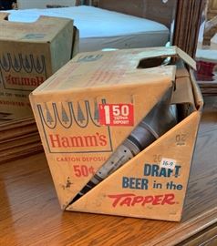 Hamms Tapper Vintage Draft Beer Keg	