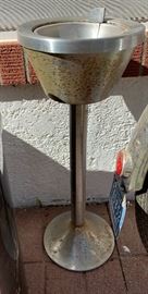 Brushed Steel Vintage Flip Ashtray Vintage