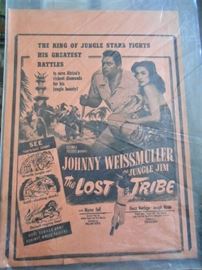 Poster of Johnny Weissmuller movie The Lost Tribe
