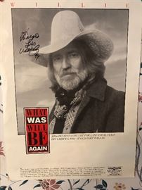 Original signature of Willie Nelson!!