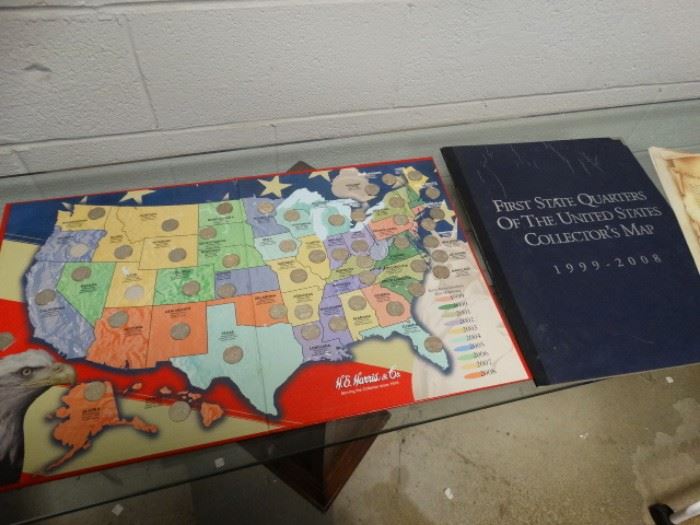 50 state quarters collector map bookonly missing ...