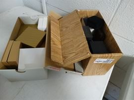 Lot of empty jewelry boxes