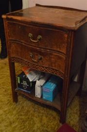 2 nightstands matching contents not included