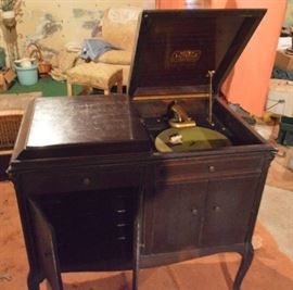 Victrola in basement