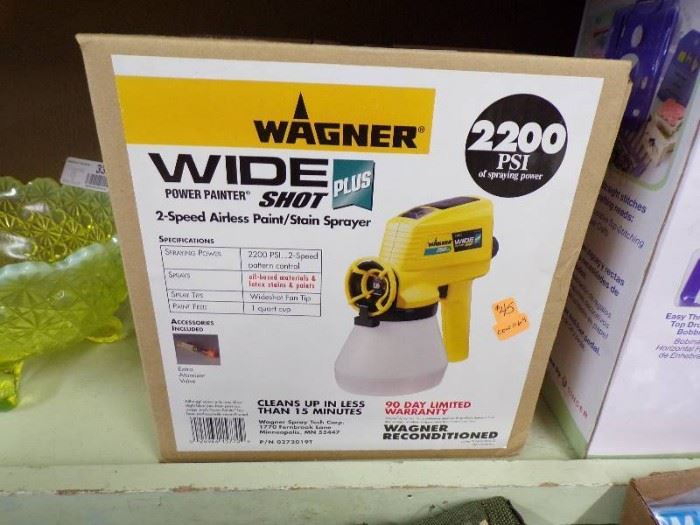 WAGNER WIDE SHOT RECONDITIONED 2 SPEED AIRLESS PAI ...