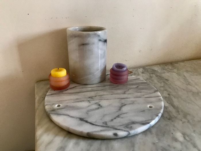 Marble kitchen accessories