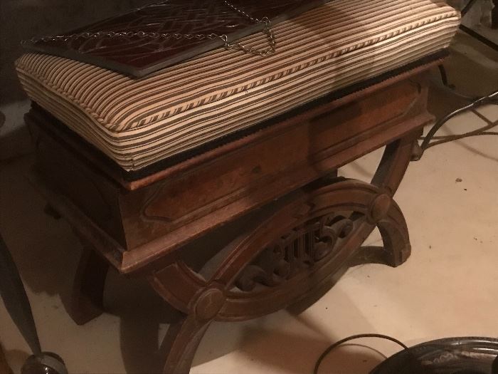Antique Piano Bench