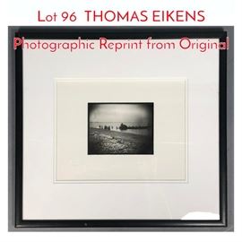 Lot 96 THOMAS EIKENS Photographic Reprint from Original 