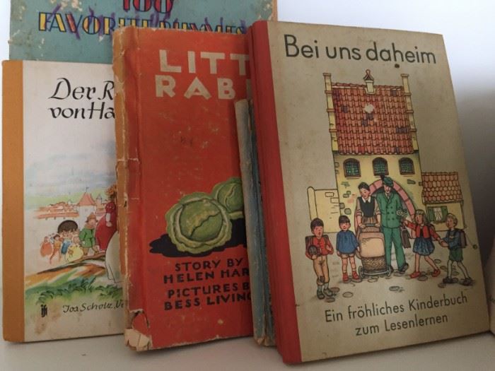 Antique german childrens books