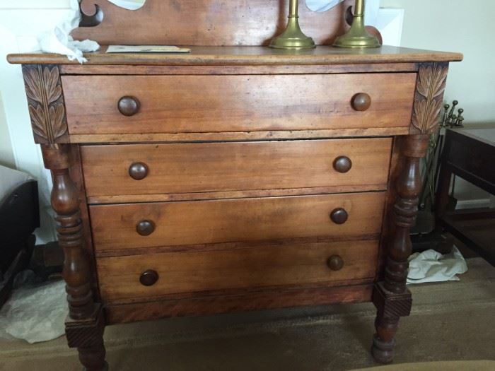 Antique dovetail jointed dresser (maple?) $800  -- NOW REDUCED TO $390