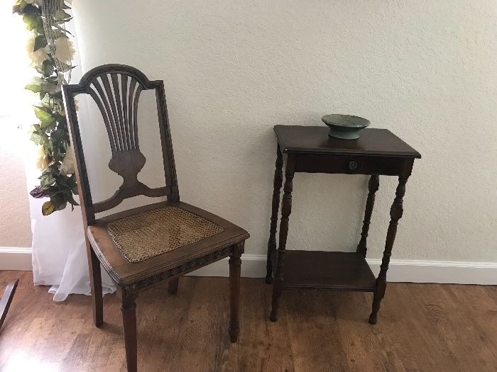 Antique chair matches the Rocking chair