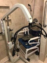 Waterproof wheelchair and patient lift bar