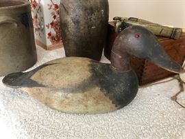  Antique duck decoy