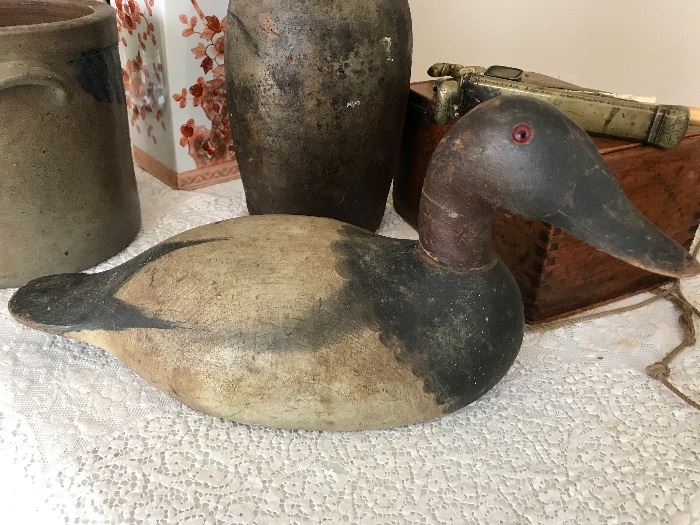 Antique duck decoy