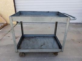 #89: Heavy Duty Metal Cart Measures With Handle Approximately 3xT x 3'L x 2'W
Heavy Duty Metal Cart Measures With Handle Approximately 3xT x 3'L x 2'W