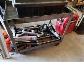 #92: Heavy Duty Metal Cart Measures Approximately 3xT x 3'L x 2'W (Automotive Parts are NOT Included)
Heavy Duty Metal Cart Measures Approximately 3xT x 3'L x 2'W (Automotive Parts are NOT Included)