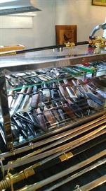 Closer look at the knives and bayonets.