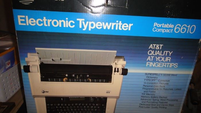 Electronic Typewriter, 