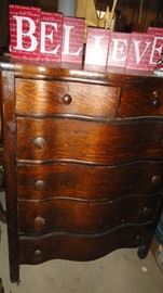 Vintage Walnut Dresser