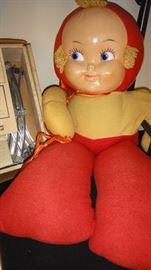 Vintage 1940's Carnival Kewpie Doll,  X - Large size