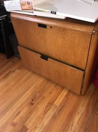 WOODEN FILE CABINET