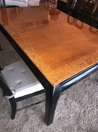 ASIAN STYLE DINING ROOM TABLE W/6 CHAIRS