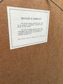 COLOR LITHOGRAPH OF ALEXANDER CALDER'S “COPEAUX DE SPIRALES”