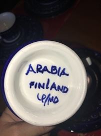 ARABIA OF FINLAND VALENCIA FINE CHINA SET