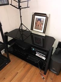 TEMPERED GLASS TV STAND