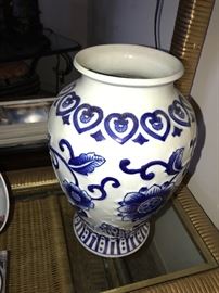 BLUE AND WHITE VASE