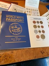 1994 WORLD MINTS PASSPORT COINS - DETROIT, MI