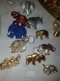 Elephant pin collection