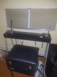 Carter steel guitar with custom seat.