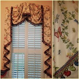 Designer drapes/curtains/window treatments