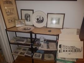 Macon, Georgia prints/pencil sketches/post cards/stationary. Liberty Baptist Church, Hay House, & more.