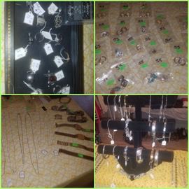 Sterling silver and gold jewelry 