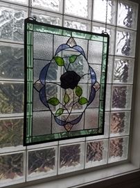 Large hanging stained glass
