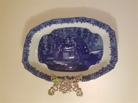 Large Flow Blue platter