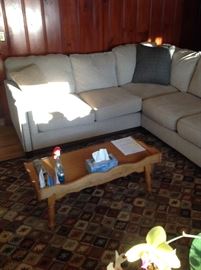 Sofa sectional with sleeper 4 months old 595.00