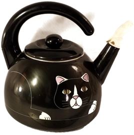 Kamenstein Milo Hess black enamel Teapot