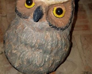 paper mache owl
