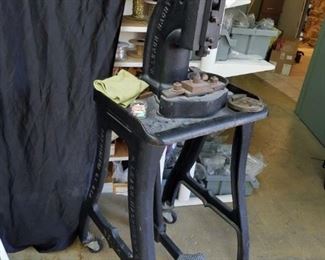 antique rivet press, w/ foot pedal, By Adame Bros., Providence, R.I.