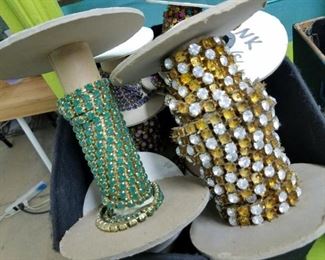 rolls of various Swarovski crystal chain