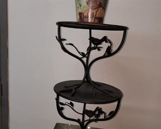 Iron display tables (12 inches tall)