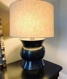 Hammered table lamp