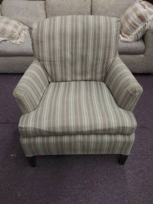 Green Beige Arm Chair