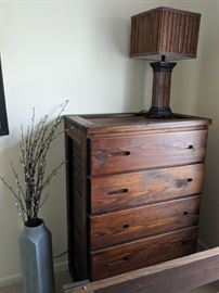 $250  Wood, four drawer dresser