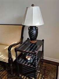 $125  Wooden side table